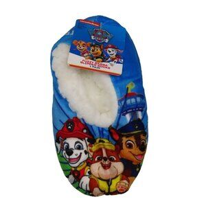 Nickelodeon PAW Patrol Baby 2T-3T Fuzzy Sherpa Gripper Sock Slippers Blue NEW